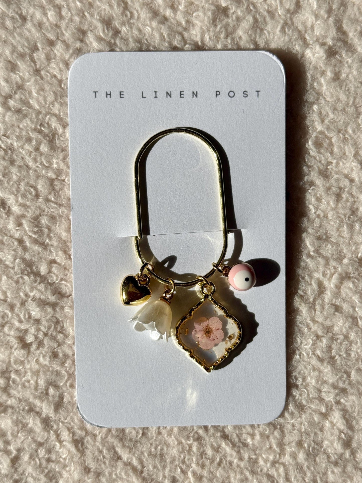 Planner Paper Clip Flower Bookmark for Journal Pink Planner Accessories Cute Adorable Planning Accessory Book Jumbo Placeholder Evil Eye