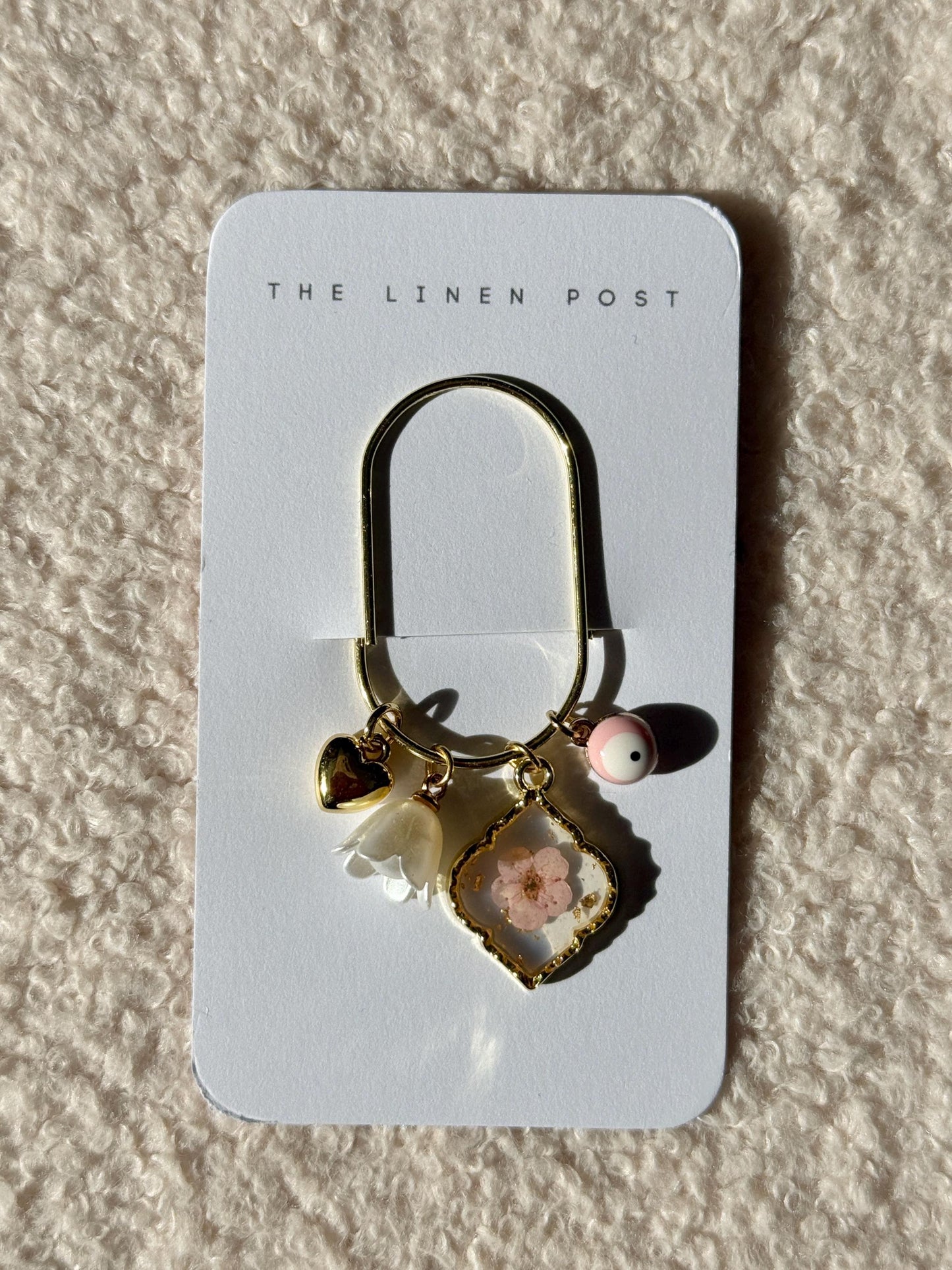 Planner Paper Clip Flower Bookmark for Journal Pink Planner Accessories Cute Adorable Planning Accessory Book Jumbo Placeholder Evil Eye