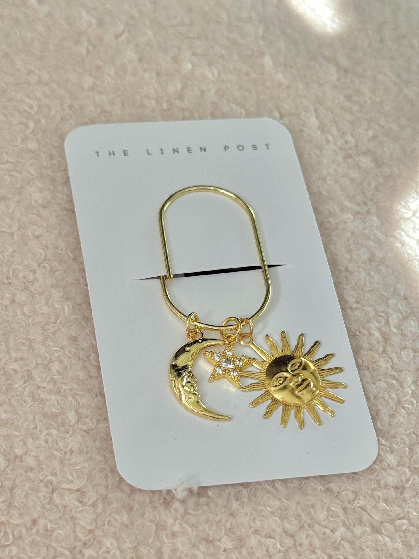Planner Paper Clip  Bookmark for Journal  Stars Accessories Cute Adorable Planning Accessory Book Placeholder Moon Charm Celestial Sun Charm