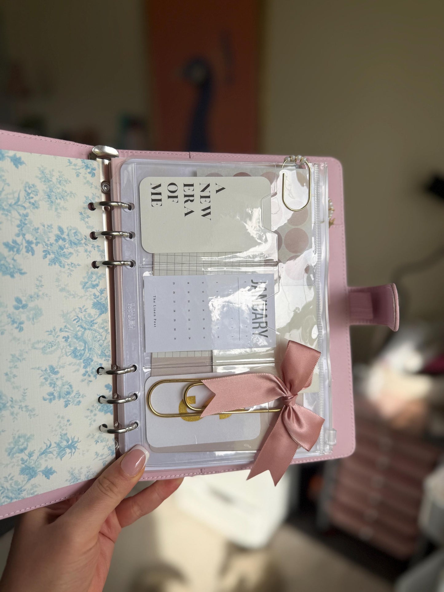 Planner Dashboard Insert: A5 & A6 Pocket Cards with Zipper Pouch