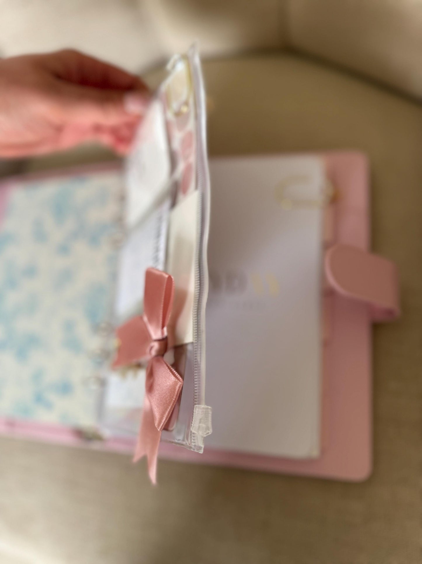 Planner Dashboard Insert: A5 & A6 Pocket Cards with Zipper Pouch
