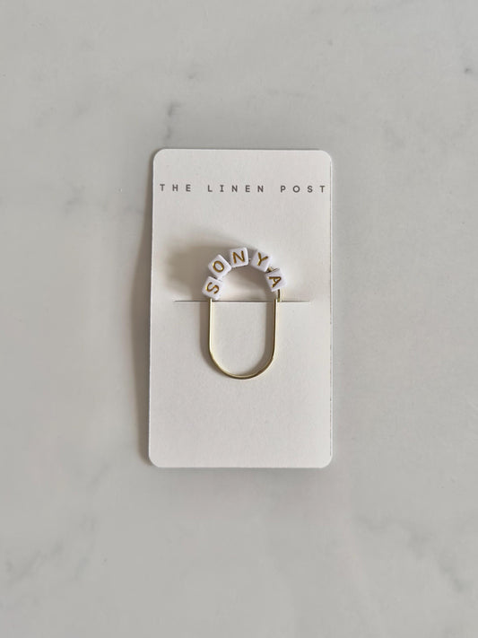 Custom Name Planner Clip