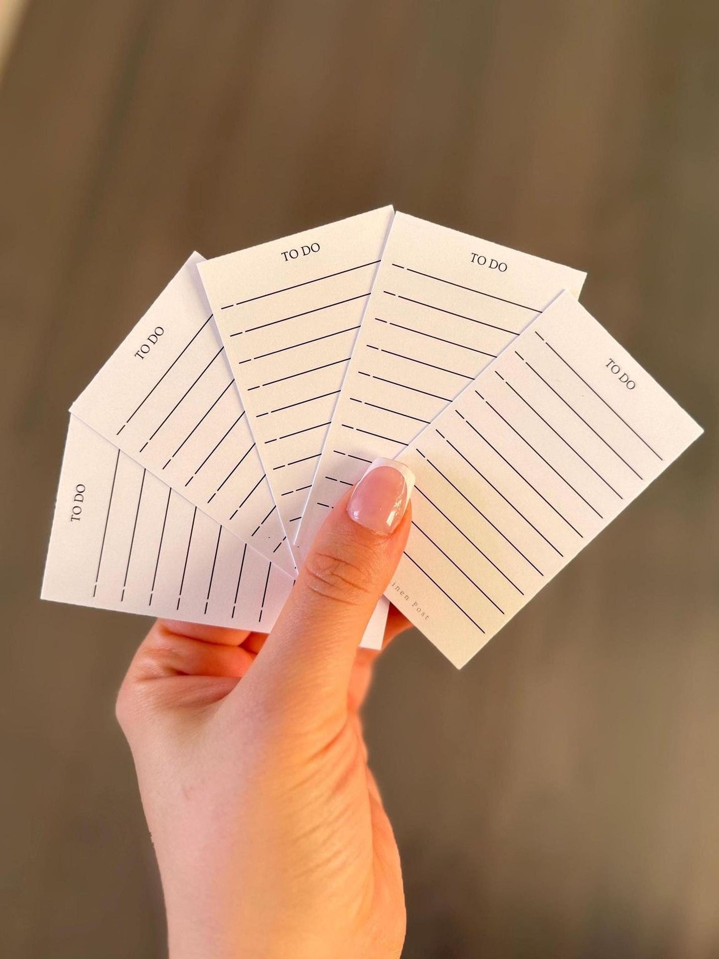 Planner Insert Cards: Minimalist to do list card