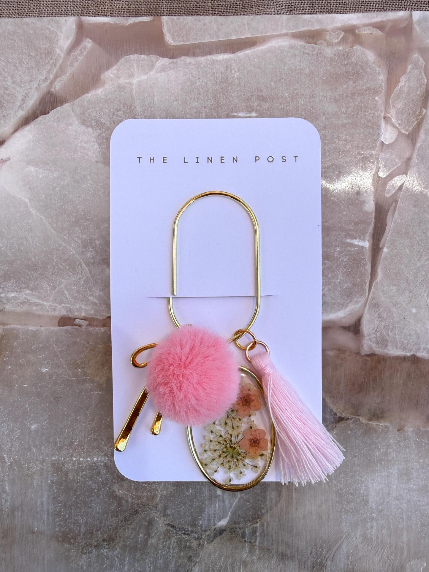 Planner paper clip, planner charm, planner accessory, notebook decor, charm for journal, jumbo clip for travelers journal