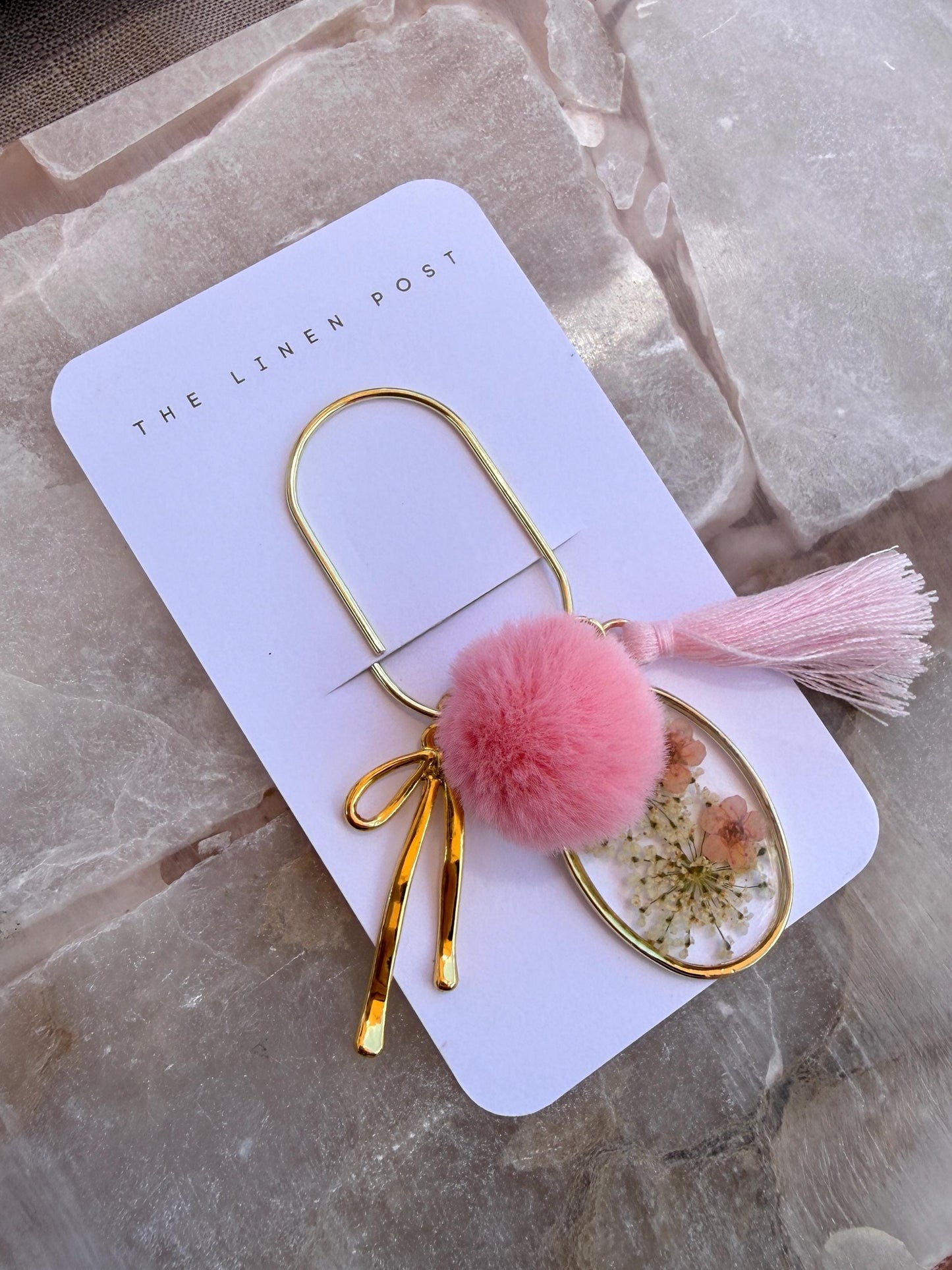 Planner paper clip, planner charm, planner accessory, notebook decor, charm for journal, jumbo clip for travelers journal