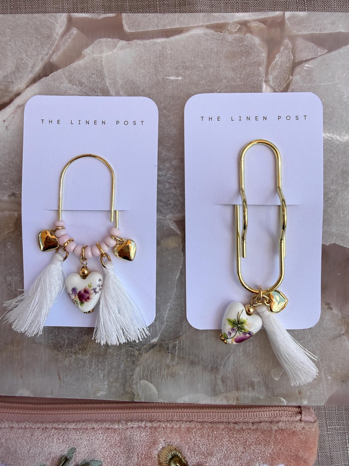 Planner paper clip, planner charm, planner accessory, notebook decor, charm for journal, jumbo clip for travelers journal