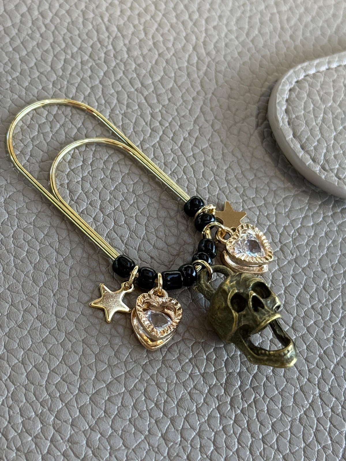 Halloween Skull Charm Planner Clip