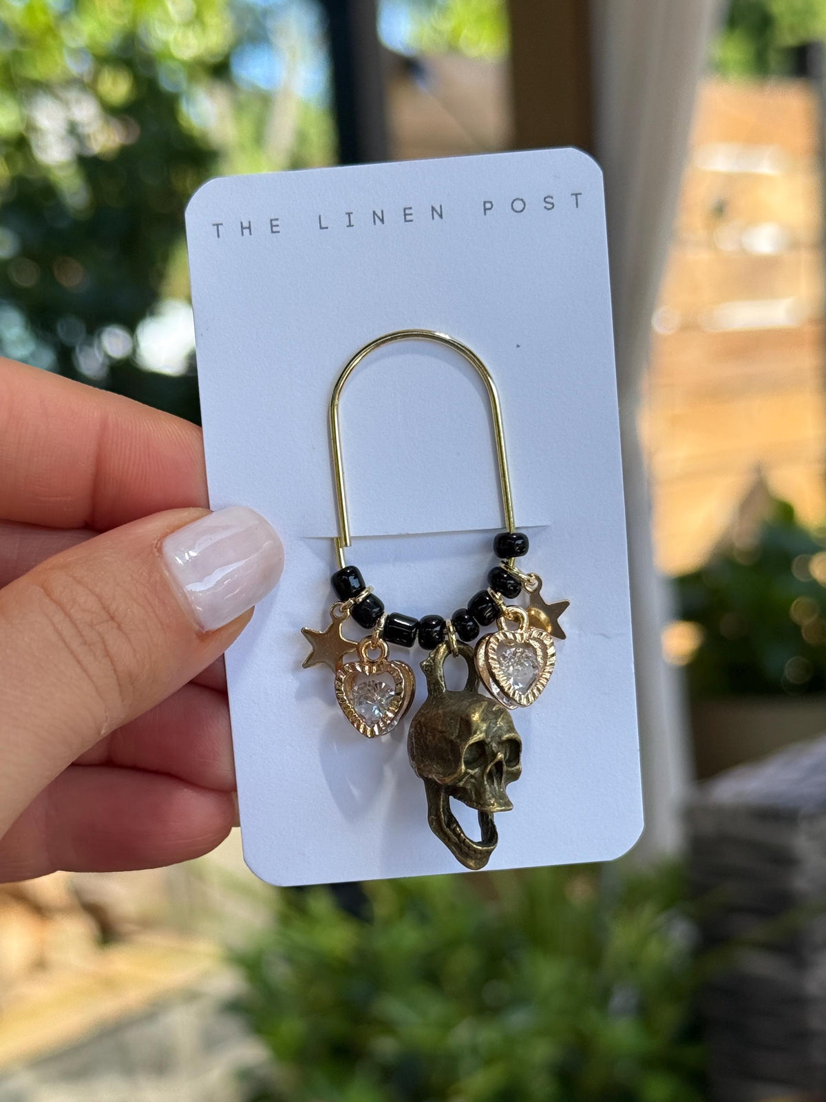 Halloween Skull Charm Planner Clip